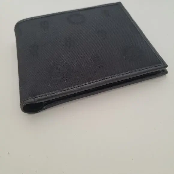 Hunting World Designer Olive Black Wallet Italian Canvas Leather Quality New